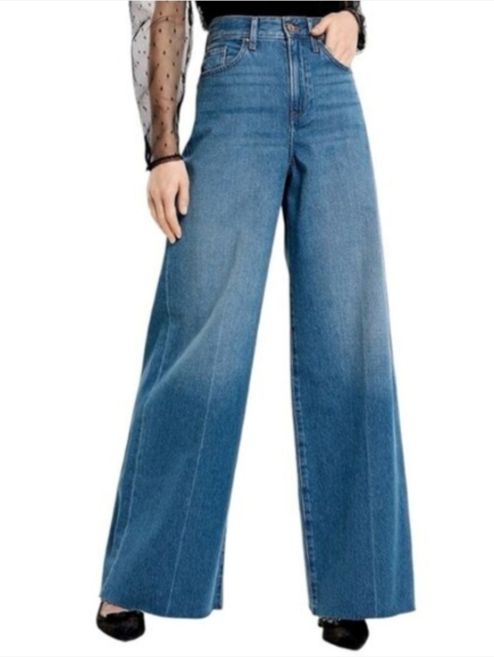EXPRESS RELAXED WIDE LEG SUPER HIGH RISE 12R